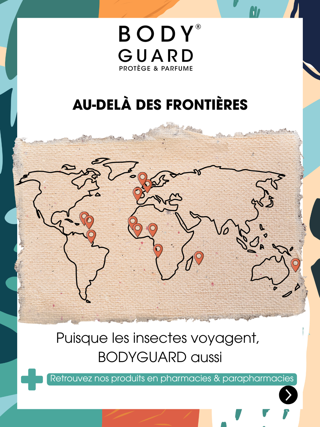 Notre présence internationale : BODYGUARD protège dans le monde entier